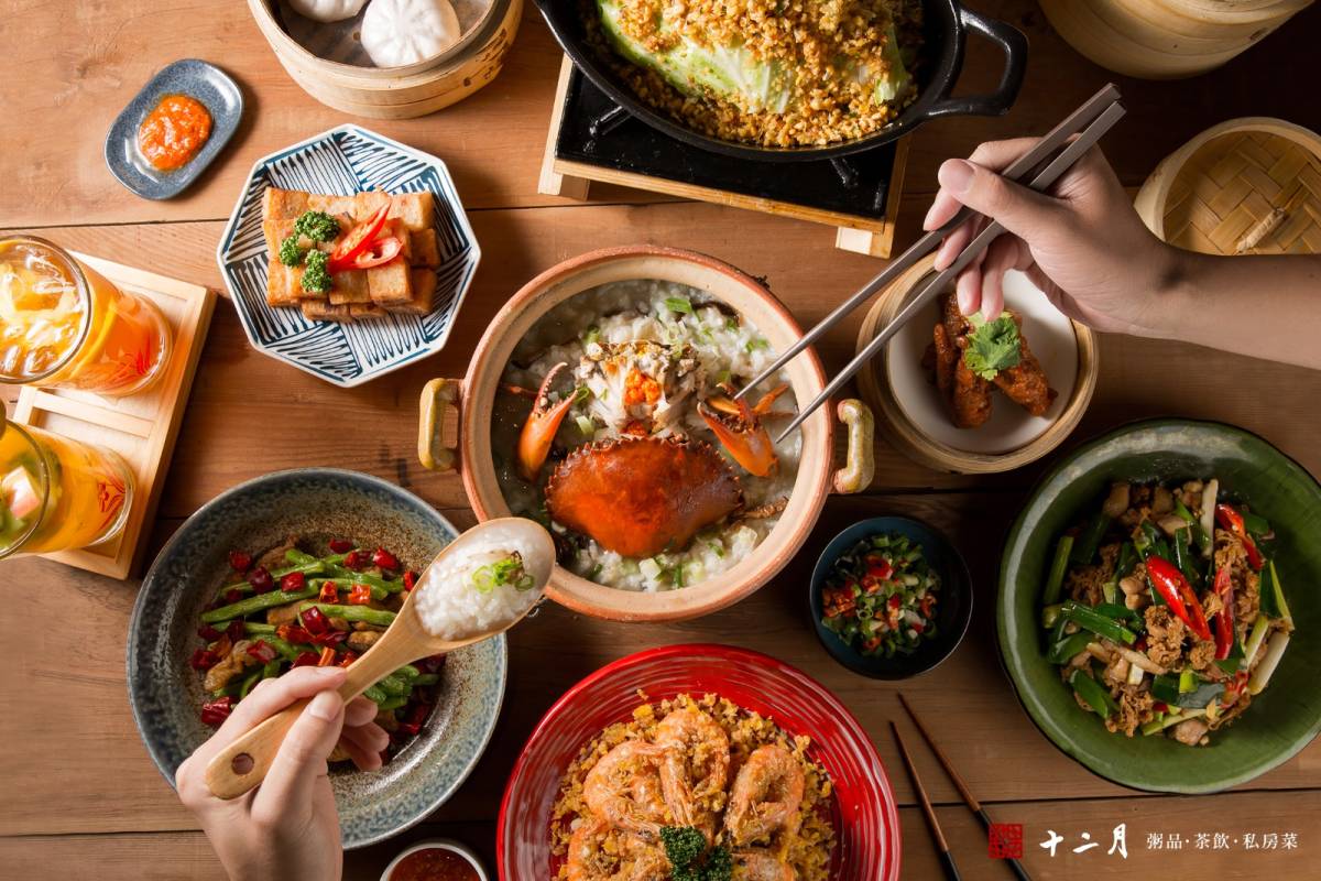 圖片來源/十二月粥品。茶飲私房菜-高雄大立店