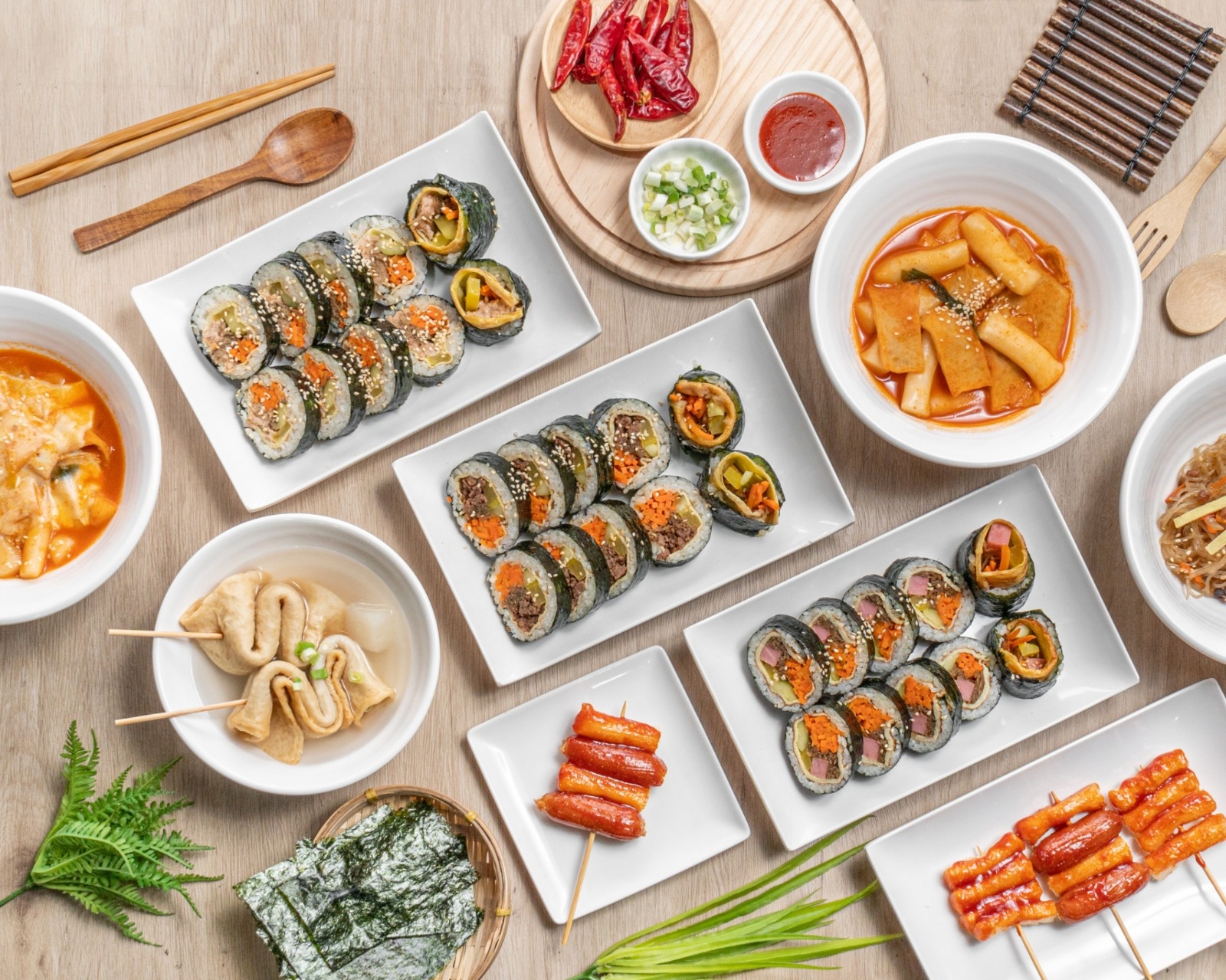 GIMBAP 김밥 韓式飯捲、小吃