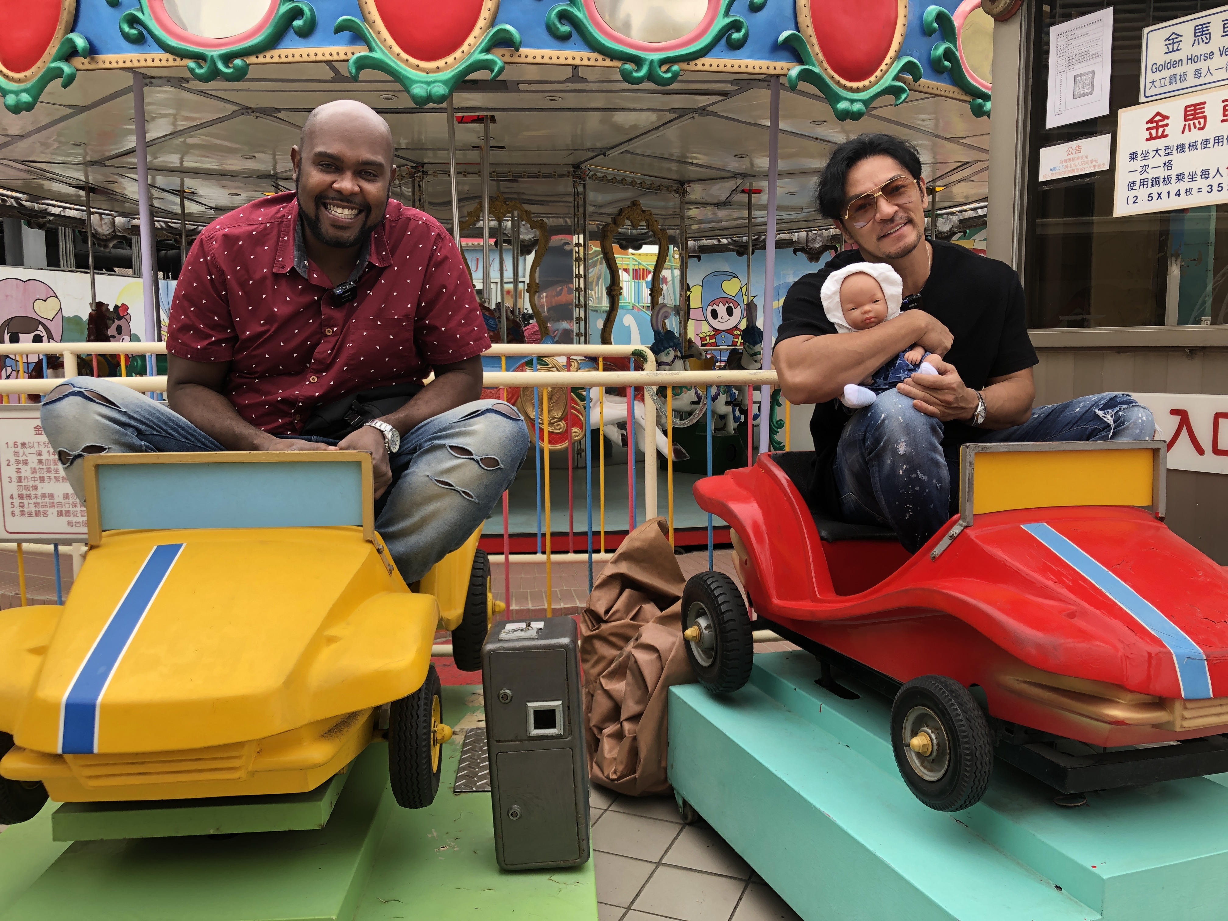 夢多、杜力開心大玩空中樂園